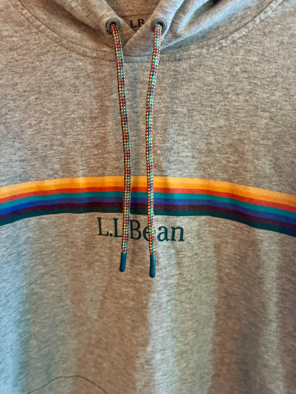 LL Bean Large- Slightly Fitted Hoodie - Picture 2 of 5
